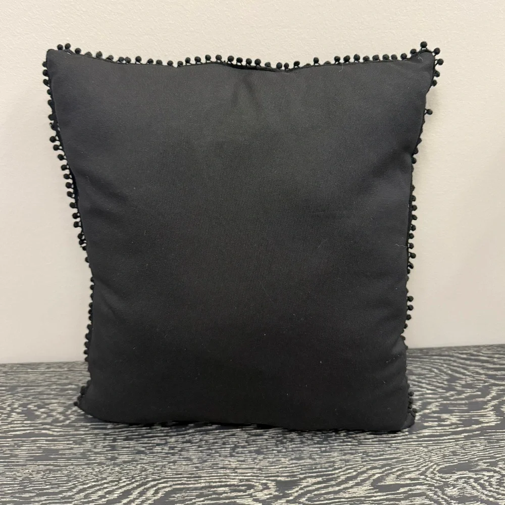 Illinois State Redbirds LOVE Square Decorative Throw Pillow Black Red